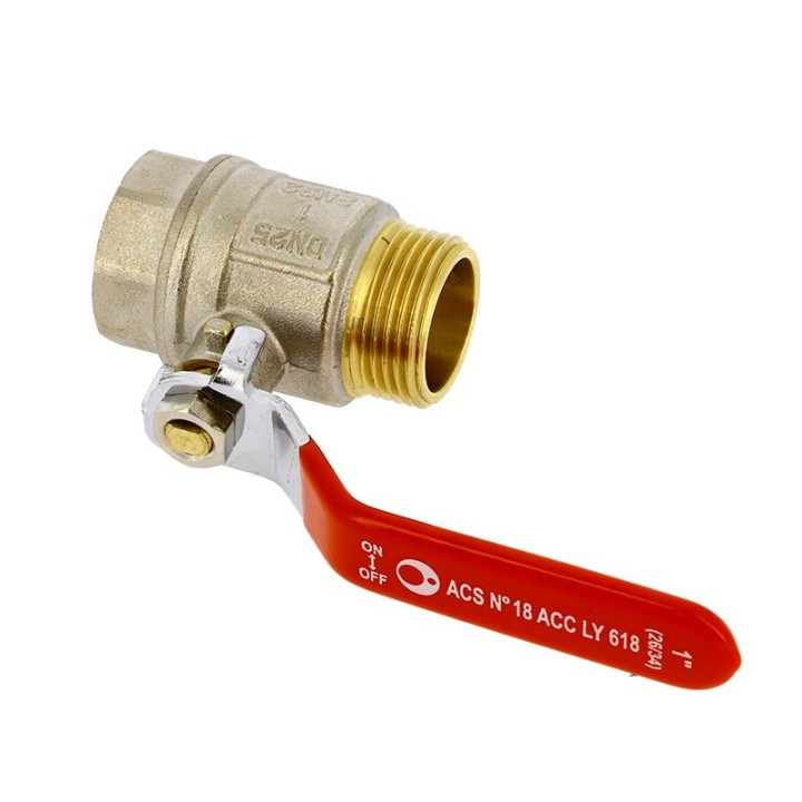 Vanne a boisseau spherique pn 25 male/femelle 1p