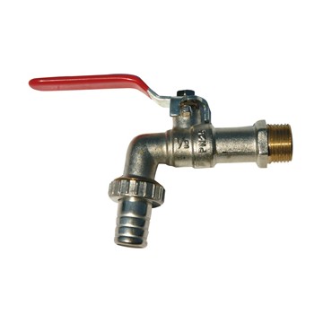 Robinet de jardin male 3/4'' x 1/2'' sur tuyau
