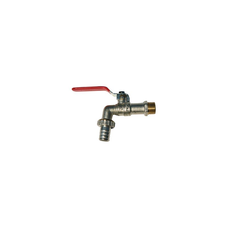 Robinet de jardin male 3/4'' x 1/2'' sur tuyau