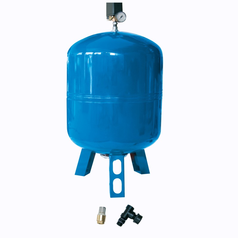 Réservoir fût plastique bleu PEHD - 60L