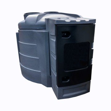 Cuve stockage GNR Fioul Extérieur Plastique - 5000L + Pompe 80L/Min & Enrouleur