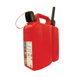Jerrican double compartiments 3.5l + 1.5l avec bec anti-goutte