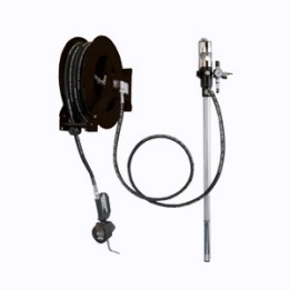 Pompe à huile pneumatique 3:1 pour fût 180/220KG + Enrouleur