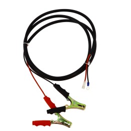 Cable electrique avec pinces longueur 2m 2x6mm²