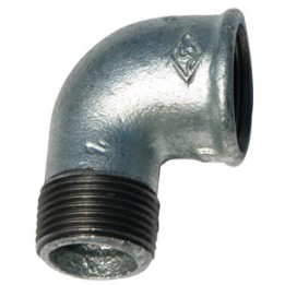 Coude 90° galva n°92 mf 1/2''