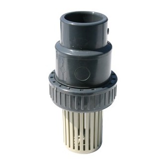 Clapet + crepine pvc vrf femelle diametre 63