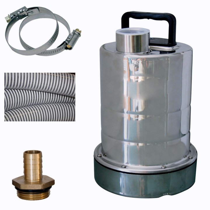 Pompe serpillere 2MM Mono 0,25KW Eaux claires + Kit accessoires