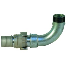 Kit raccord rapide alu 2''1/2diametre 70mm coude