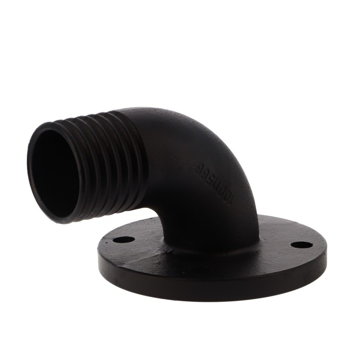Coude cannele pour tuyausouple dn65 interieur pn10