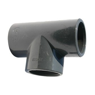 Te 90° pvc tig fff 63 x 2'' x 63