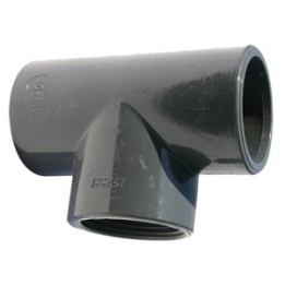 Te 90° pvc tig fff 63 x 2'' x 63