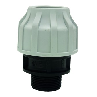 Raccord compression pp male 1''1/2 x 40