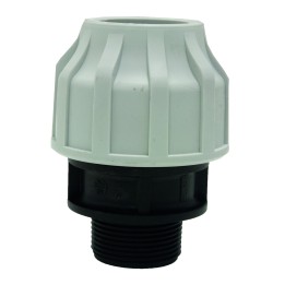 Raccord compression pp male 1''1/2 x 40