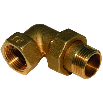 Coude 90° union laiton 98l mf 1''