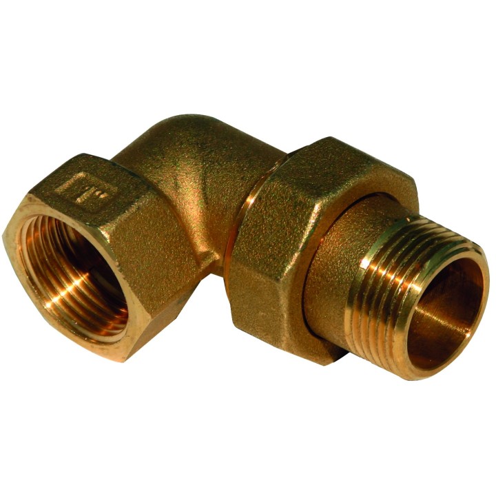 Coude 90° union laiton 98l mf 1''