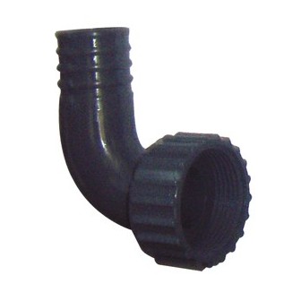 Coude 90° cannele pp femelle 1''1/4 x 30