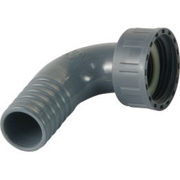 Coude 90° cannele pp femelle 1''1/2 x 40