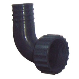 Coude 90° cannele pp femelle 2'' x 50