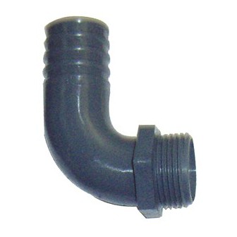 Coude 90° cannele pp male 3/4'' x 20