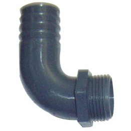 Coude 90° cannele pp male 3/4'' x 20