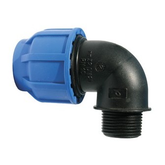 Coude 90° compression pp 16925 male 3/4'' x 25