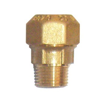 Raccord droit compression laiton male 3/4'' x 25