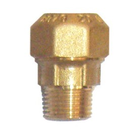 Raccord droit compression laiton male 3/4'' x 25