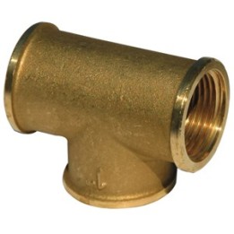 Te 90° laiton 130l fff 1/2''