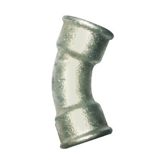 Coude 45° galva n°120 ff 2''