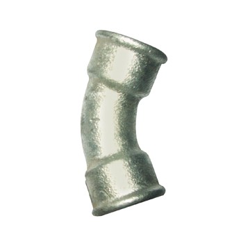 Coude 45° galva n°120 ff 2''