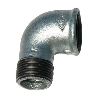 Coude 90° galva n°92 mf 1''1/2