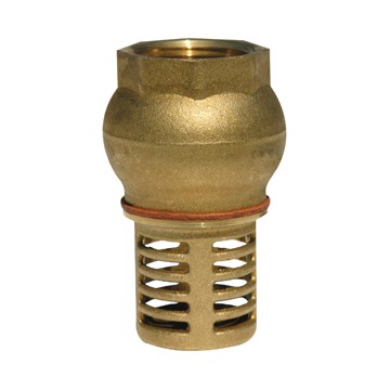 Clapet de pied + crepine laiton femelle 1''1/4