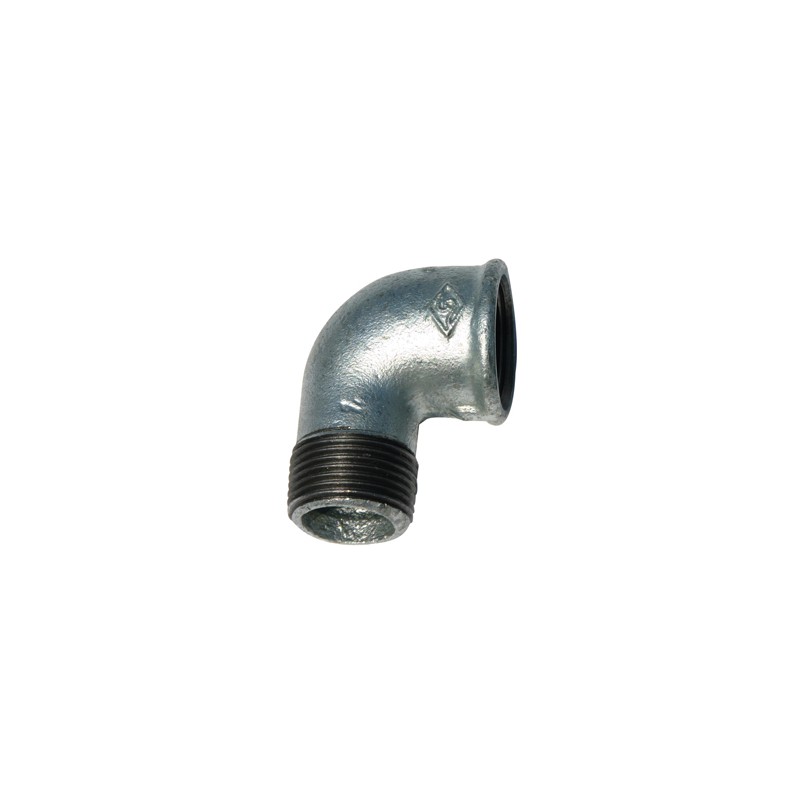 Coude 90° galva n°92 mf 3/8''