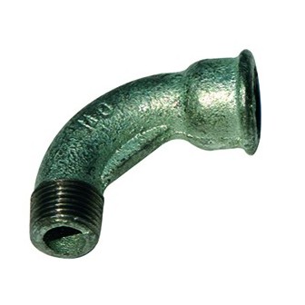 Courbe 90° galva n°1 mf 1''1/2
