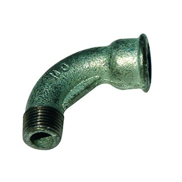 Courbe 90° galva n°1 mf 2''