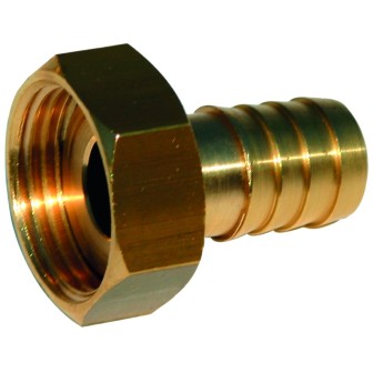 Manchette cannelee laiton ecrou tournant f1/2'' x 16