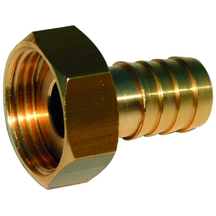 Manchette cannelee laiton ecrou tournant f1/2'' x 16