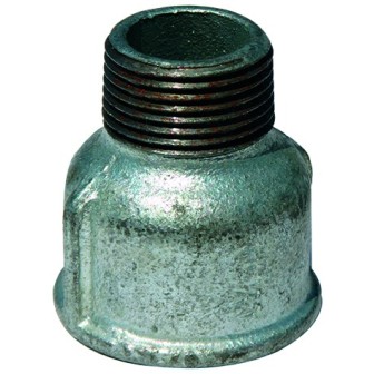 Manchon reduit galva n°246 fm 3/4'' x 1/2''