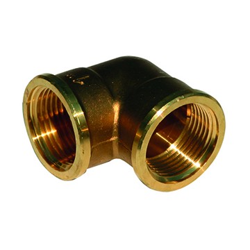 Coude 90° laiton 90l ff 3/4''