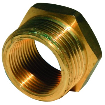 Mamelon reduit laiton 241l mf 3/8'' x 1/4''