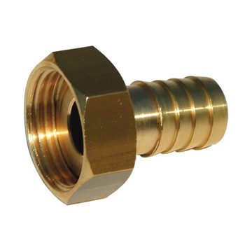 Manchette cannelee laiton ecrou tournant f1'' x 20