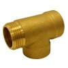 Raccord 3 voies laiton M/F/F 1''
