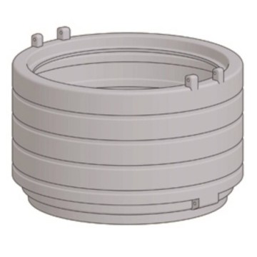 Réhausse de cuve à eau enterrable 2000L