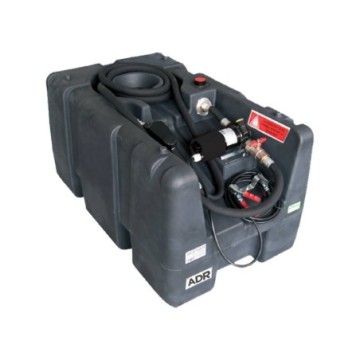 Cuve ravitaillement GNR Fioul - PEHD - 200L + Pompe 24V 40L/min