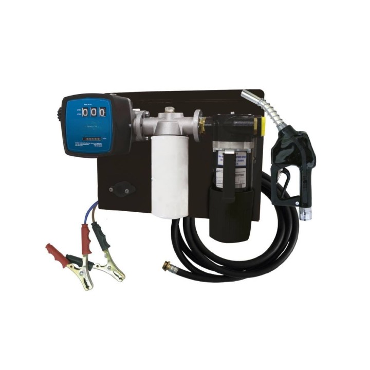 Station électrique fioul 12V 80L/Min + Filtre indicateur colmatage