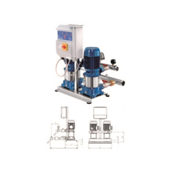 Groupe de Surpression Bi-pompes V 2 x 1,3 KW