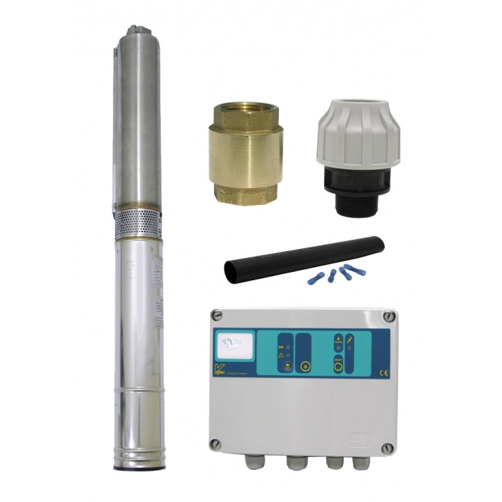 Kit De Forage Triphasé moteur à Huile 1,1 KW