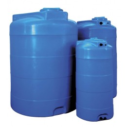 Cuve Stockage Verticale Bleue En Pe 1000l