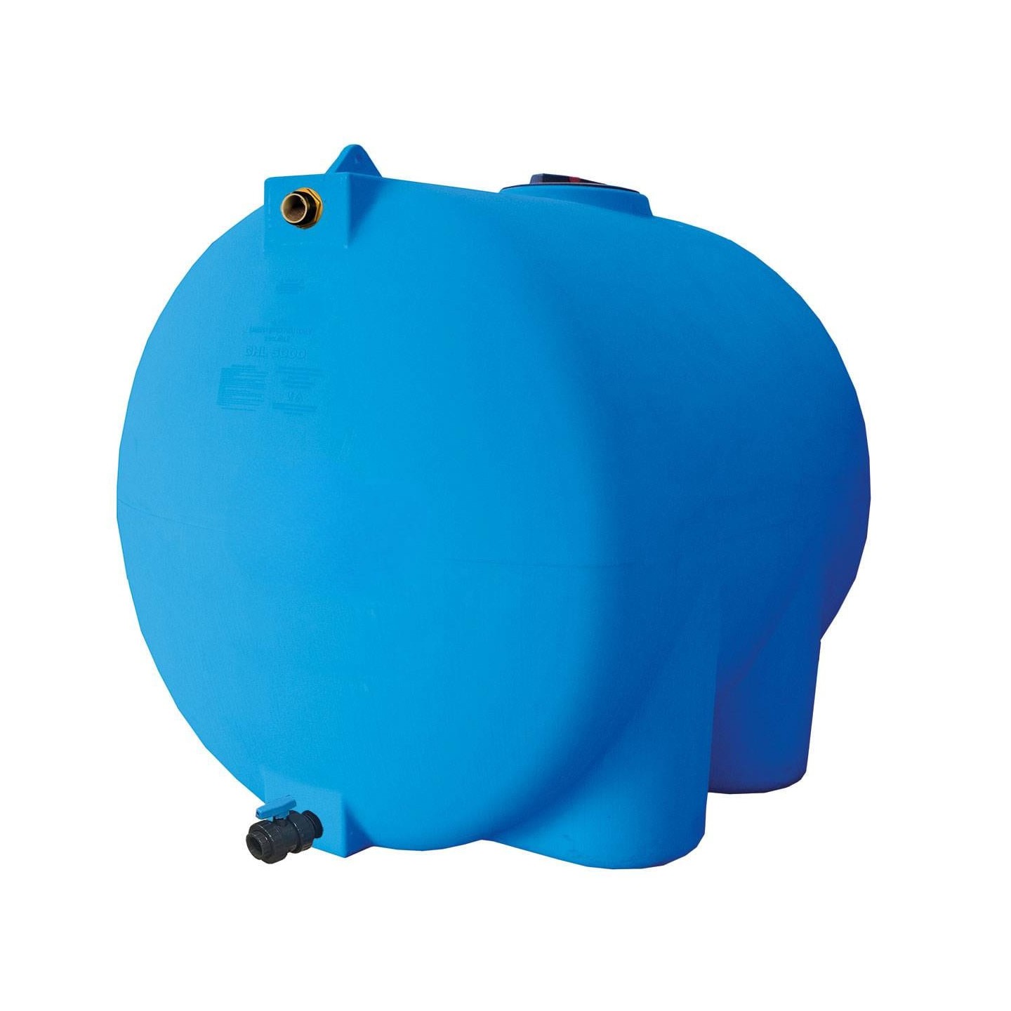 Cuve Cuve Stockage Horizontale Bleu Espace Reduit 5000l Preequipee | Cuve Expert