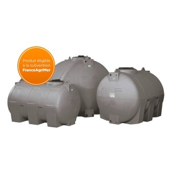 Cuve Stockage Horizontale Gris 750l Pre Equipee